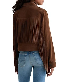 Molly Suede Fringe Jacket