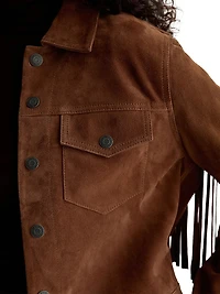Molly Suede Fringe Jacket