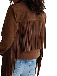 Molly Suede Fringe Jacket