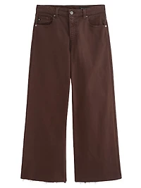 Saige Wide-Leg Stretch Crop Jeans