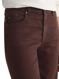 Saige Wide-Leg Stretch Crop Jeans