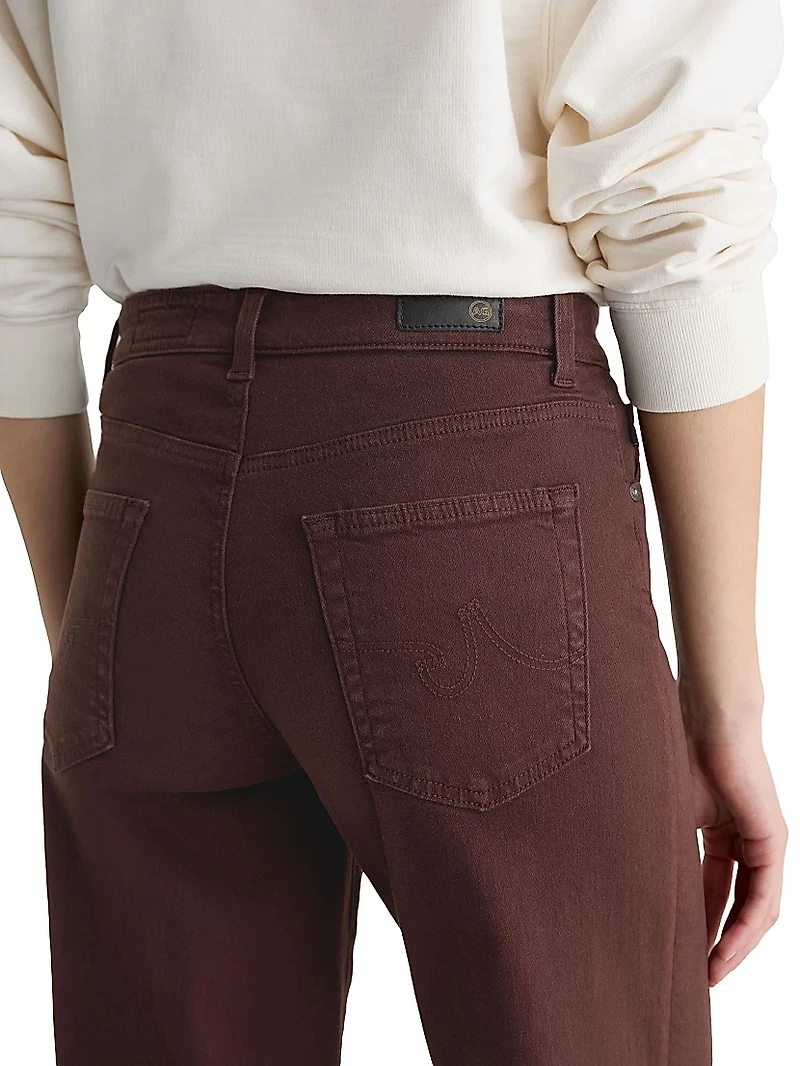 Saige Wide-Leg Stretch Crop Jeans