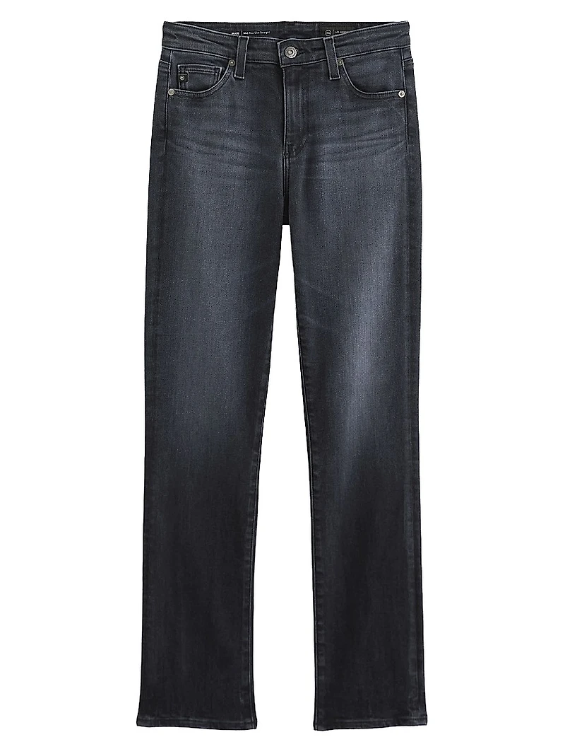 Mari Slim-Fit Straight-Leg Jeans