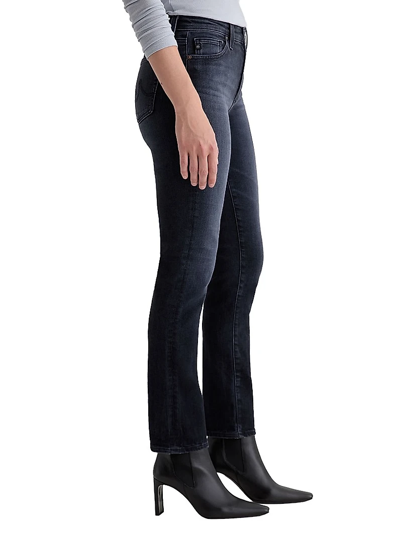 Mari Slim-Fit Straight-Leg Jeans