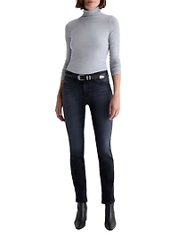 Mari Slim-Fit Straight-Leg Jeans