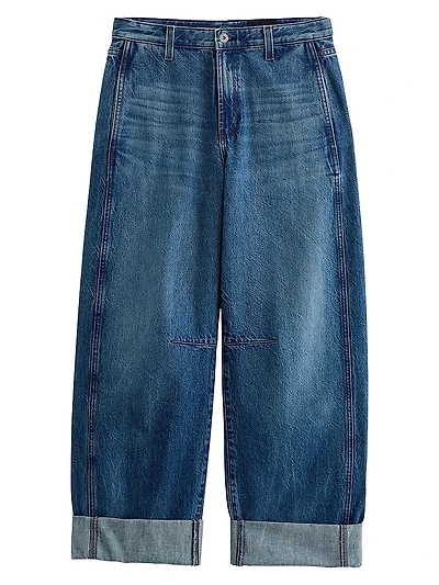 Mercer Barrel-Leg Jeans