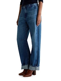 Mercer Barrel-Leg Jeans