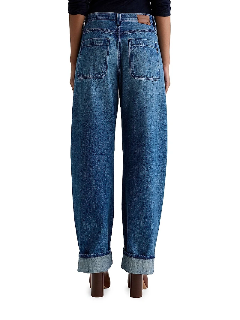 Mercer Barrel-Leg Jeans