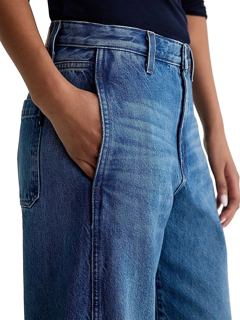 Mercer Barrel-Leg Jeans