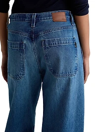 Mercer Barrel-Leg Jeans