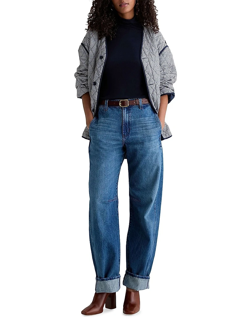 Mercer Barrel-Leg Jeans