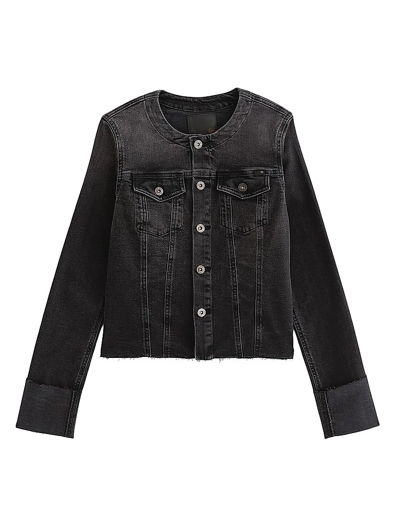 Robyn Collarless Denim Jacket