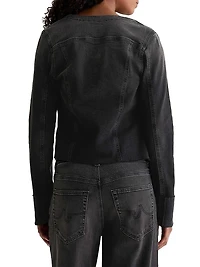 Robyn Collarless Denim Jacket