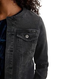 Robyn Collarless Denim Jacket