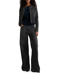 Robyn Collarless Denim Jacket