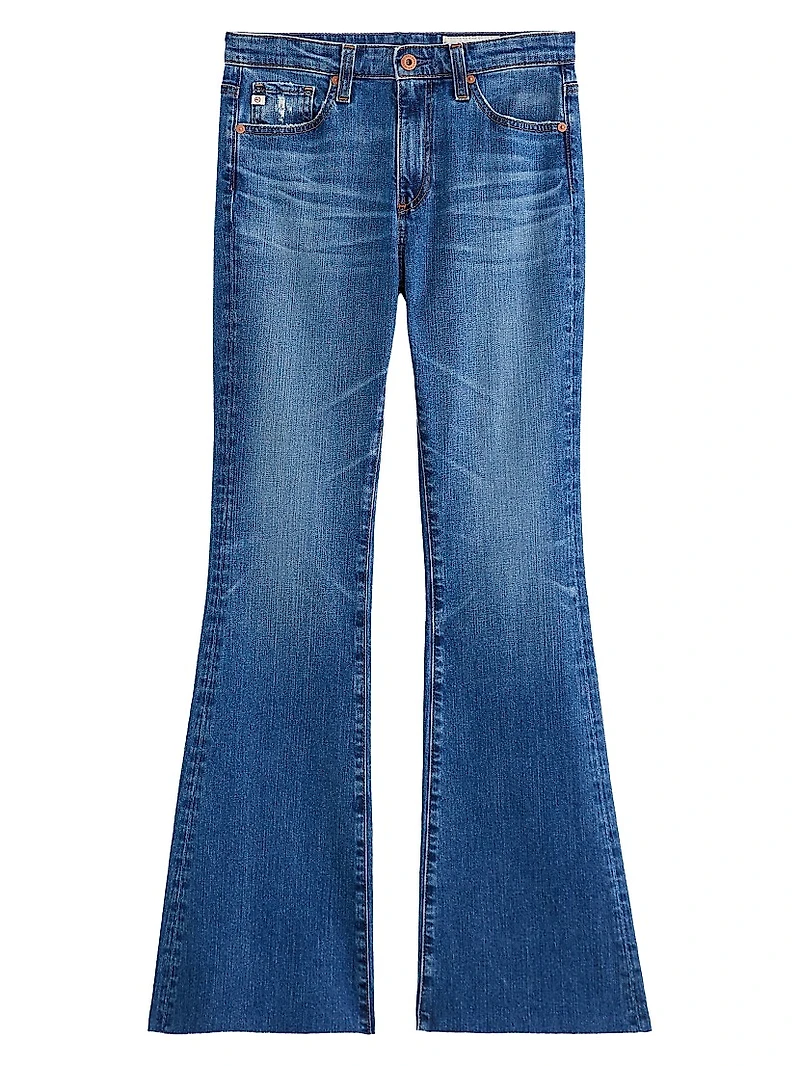 Farrah Stretch-Cotton Boot-Cut Jeans
