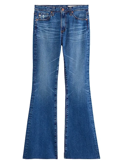 Farrah Stretch-Cotton Boot-Cut Jeans