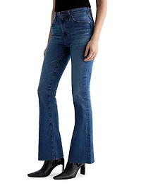 Farrah Stretch-Cotton Boot-Cut Jeans