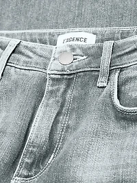 Hattie Crop Barrel-Leg Jeans