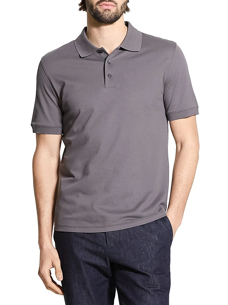 Precise Cotton Piqué Polo Shirt