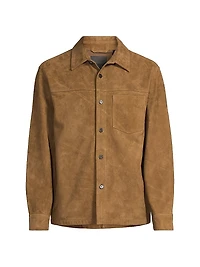 River Reece Suede Shirt Jacket