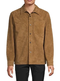 River Reece Suede Shirt Jacket