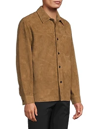 River Reece Suede Shirt Jacket
