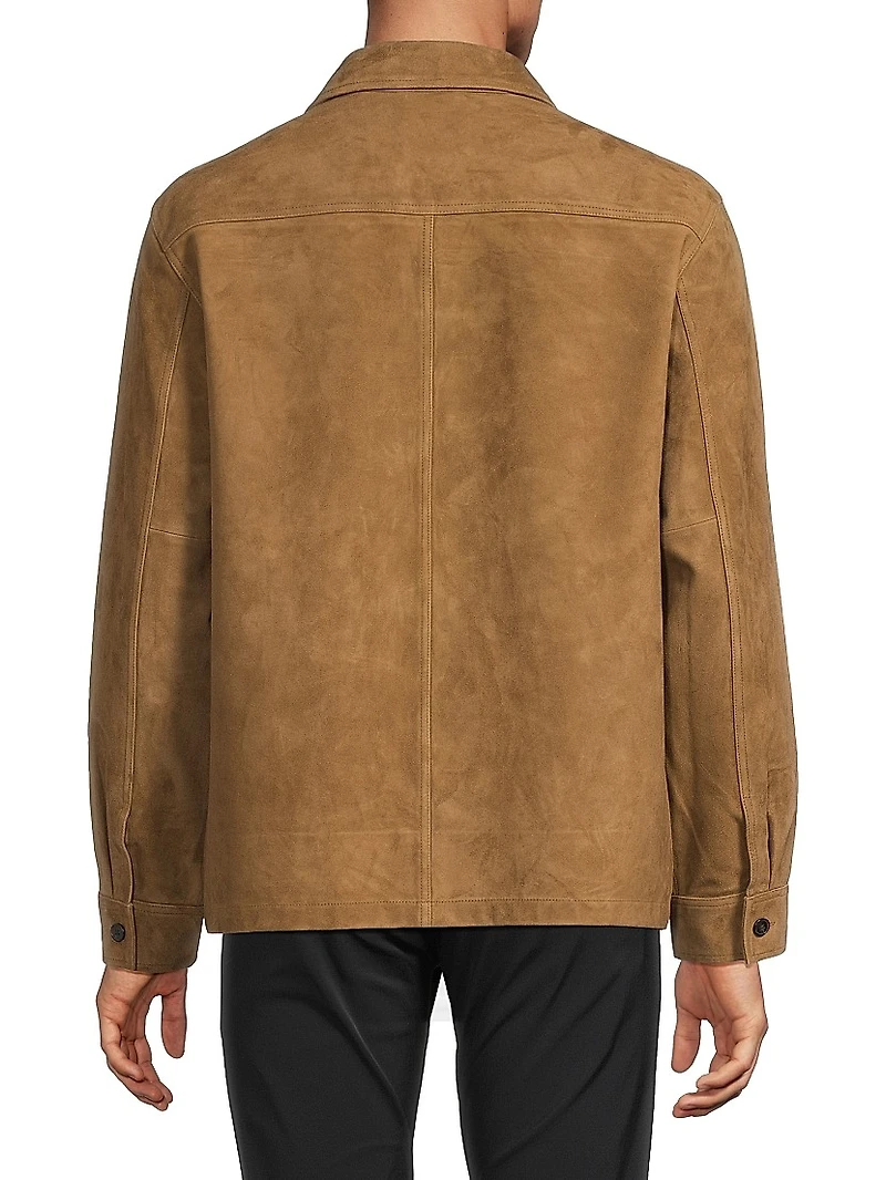River Reece Suede Shirt Jacket
