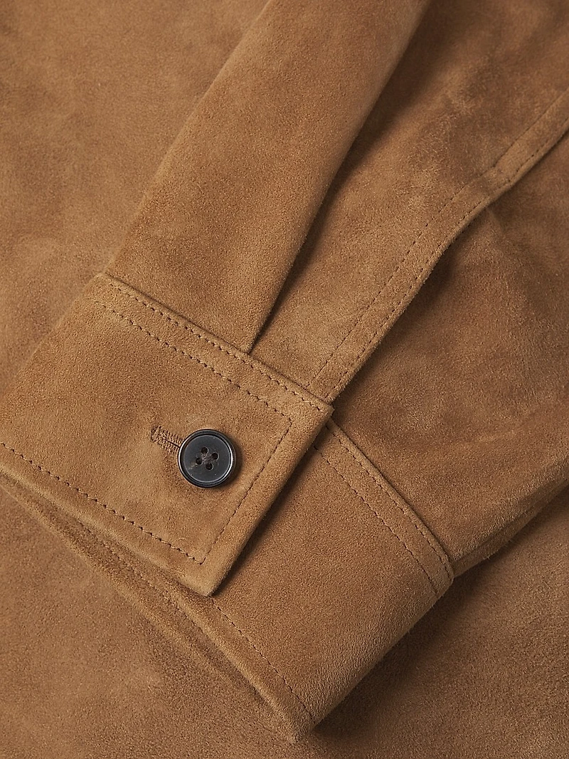 River Reece Suede Shirt Jacket