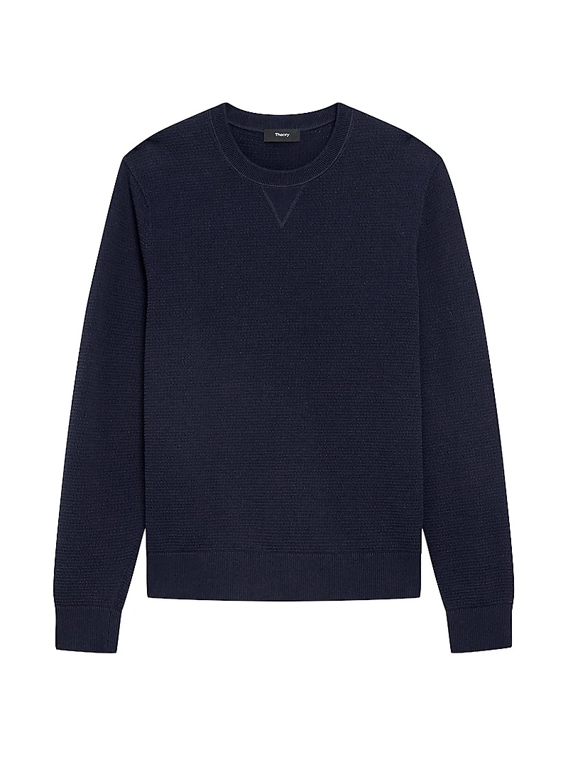 Myhlo Cotton Knit Crewneck Sweater