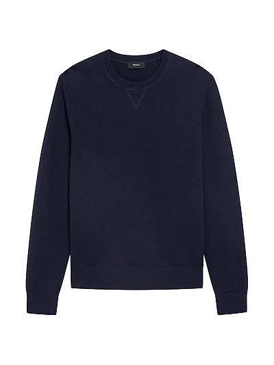 Myhlo Cotton Knit Crewneck Sweater