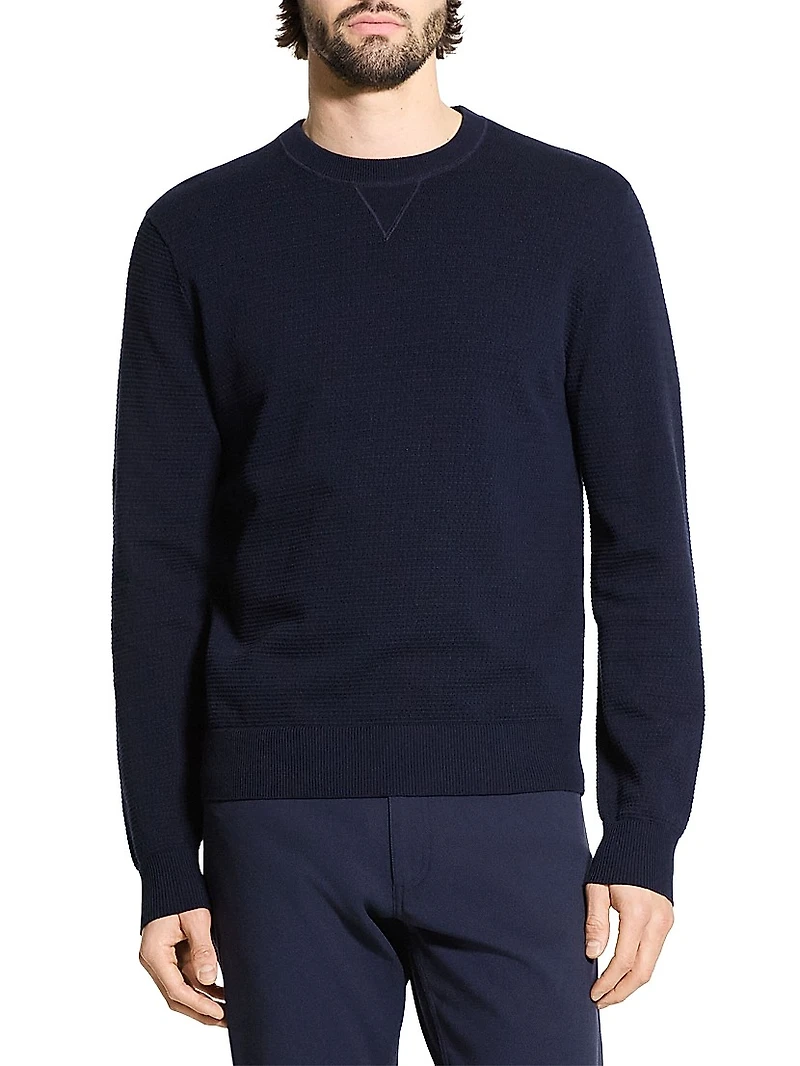 Myhlo Cotton Knit Crewneck Sweater