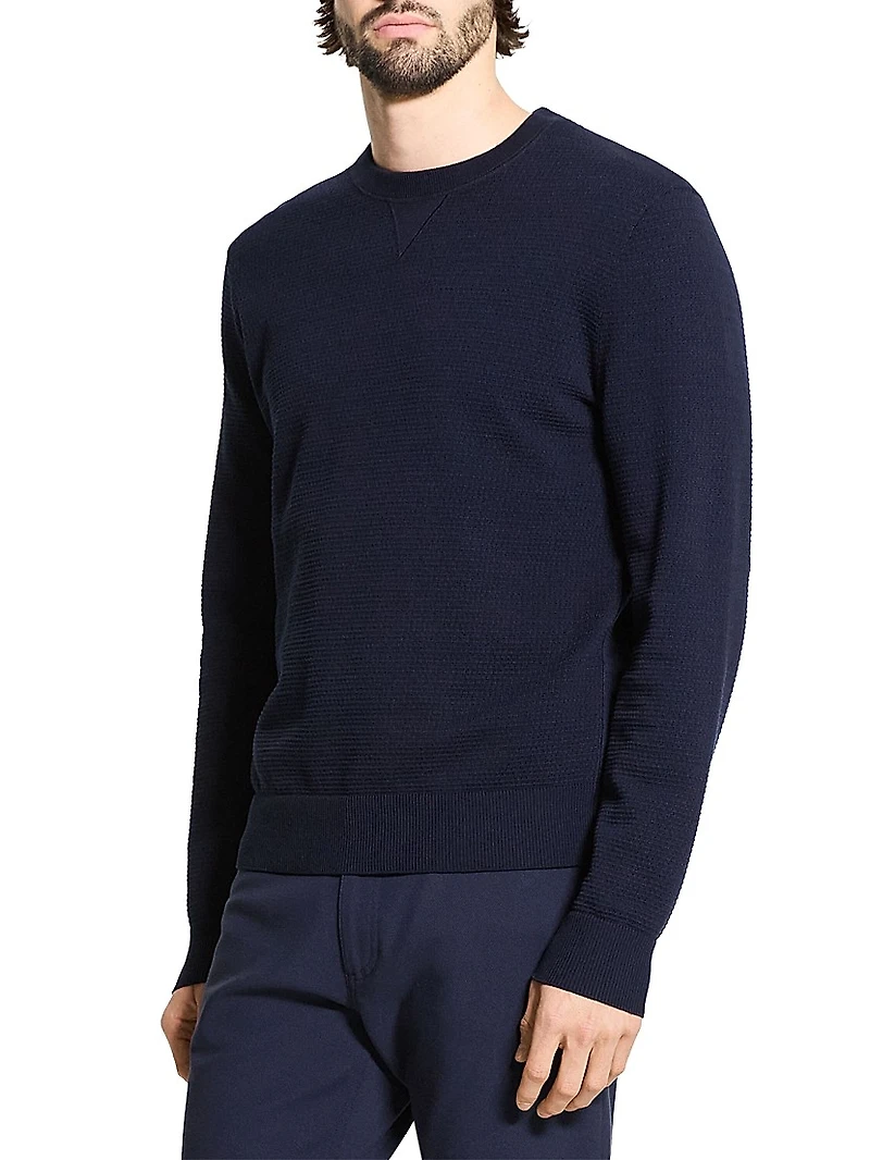 Myhlo Cotton Knit Crewneck Sweater