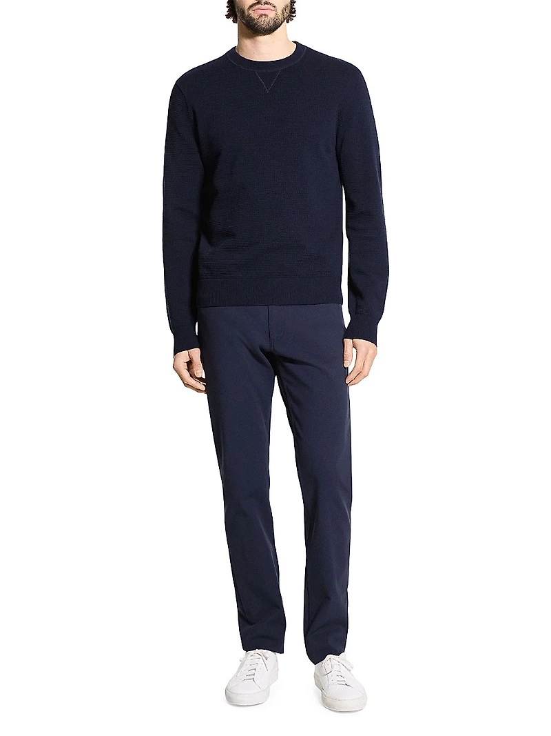 Myhlo Cotton Knit Crewneck Sweater