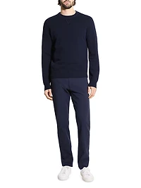 Myhlo Cotton Knit Crewneck Sweater