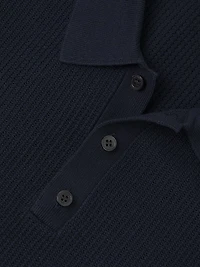 Cotton Mesh Polo Shirt