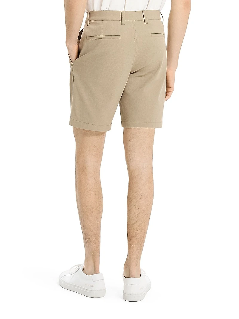 Cotton-Blend Mid-Rise Shorts