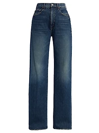 The Lasso Sneak High-Rise Straight-Leg Jeans