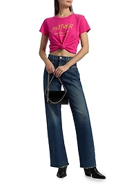 The Lasso Sneak High-Rise Straight-Leg Jeans