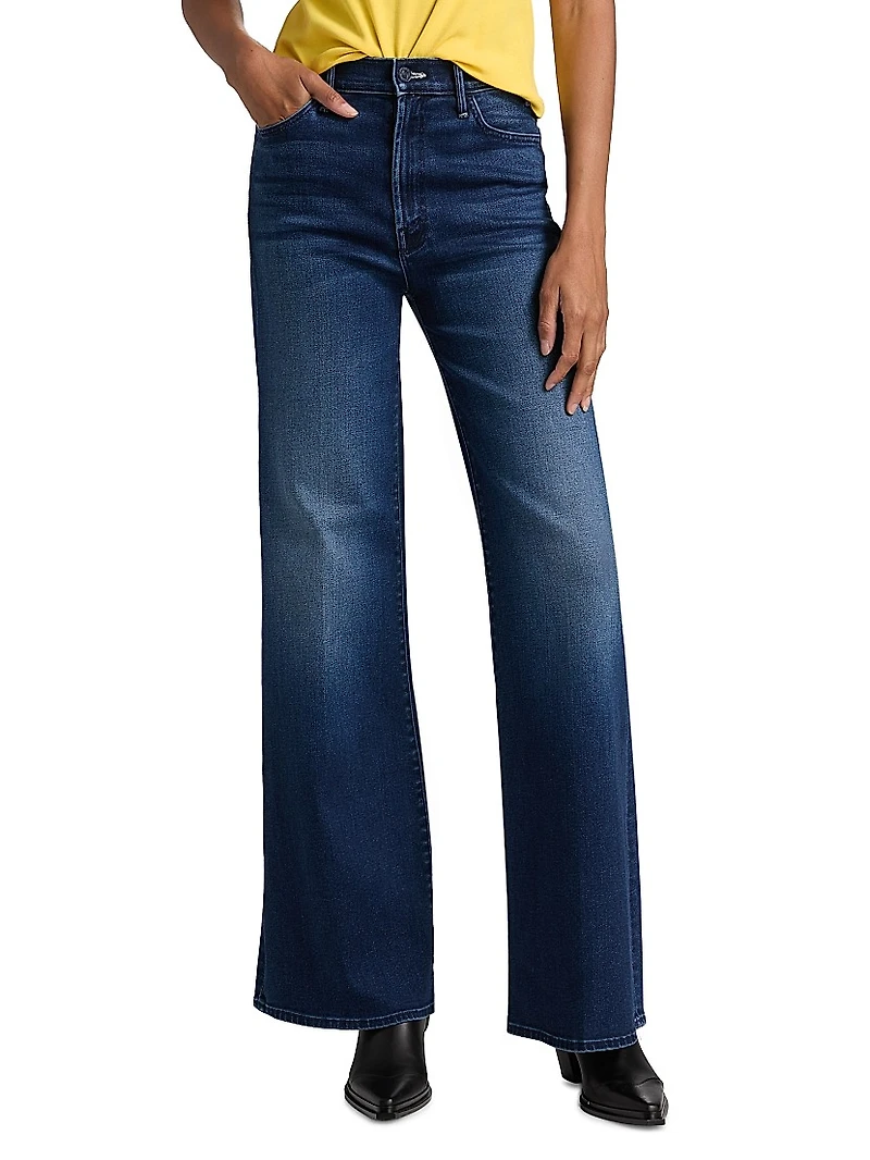 The Hustler Roller Sneak High-Rise Flare Jeans