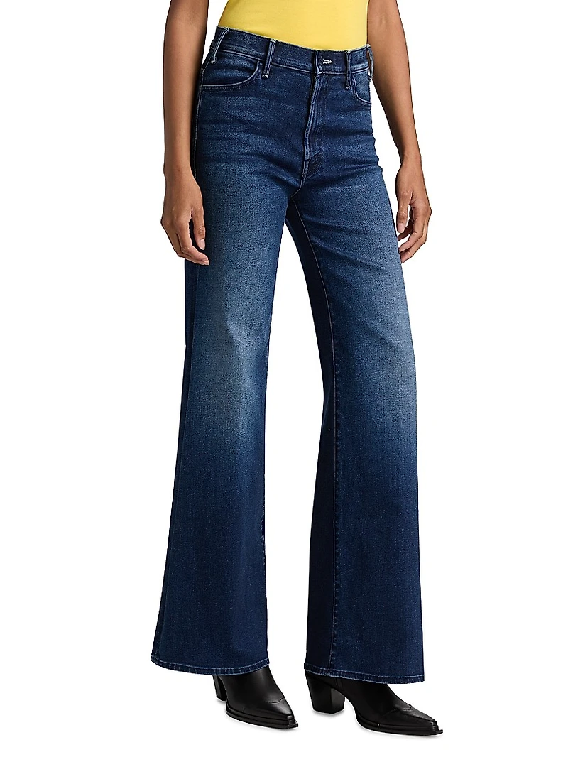 The Hustler Roller Sneak High-Rise Flare Jeans
