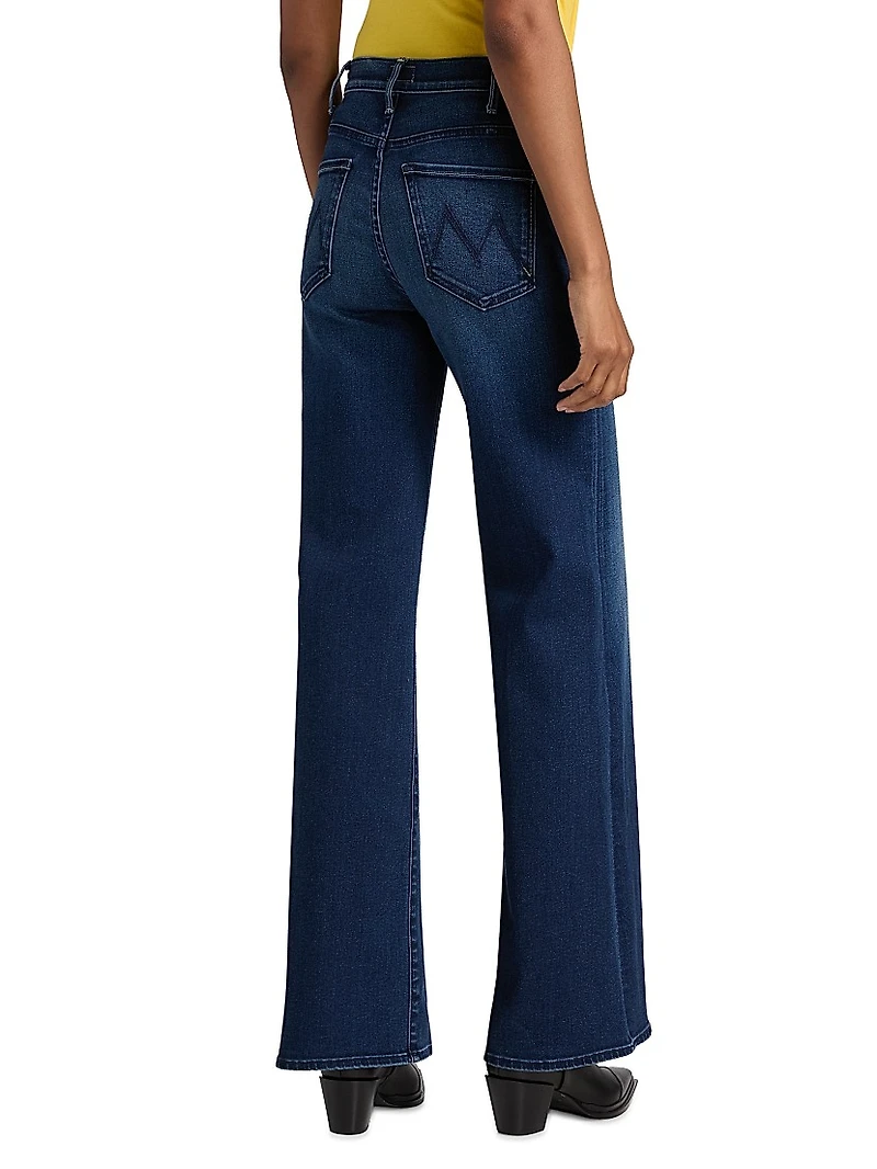The Hustler Roller Sneak High-Rise Flare Jeans