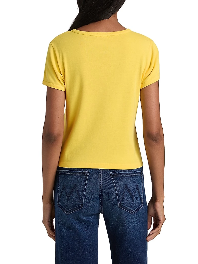 The Itty Bitty Ringer Cotton T-Shirt