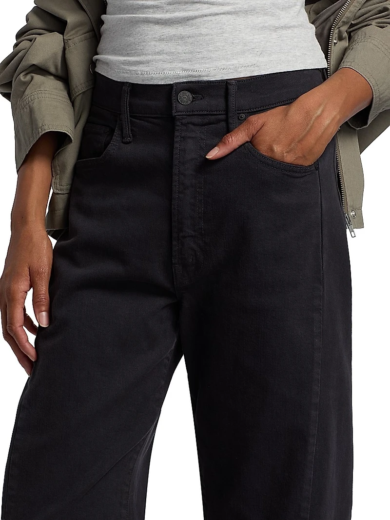 Half-Pipe Flood Barrel-Leg Jeans