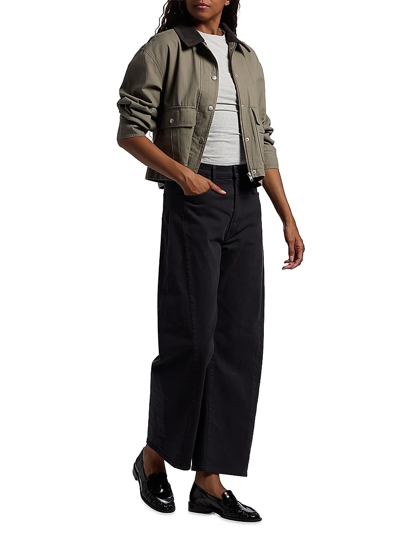 Half-Pipe Flood Barrel-Leg Jeans