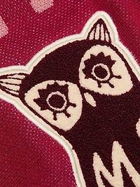 The Boxy Colorblocked Graphic Cardigan