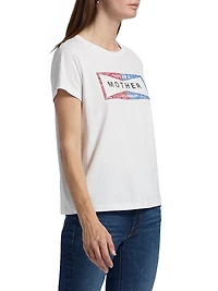 The Boxy Goodie Embellished Cotton T-Shirt