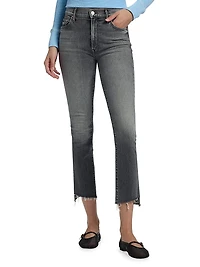 The Insider Crop Step Fray Jeans