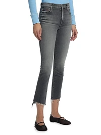 The Insider Crop Step Fray Jeans