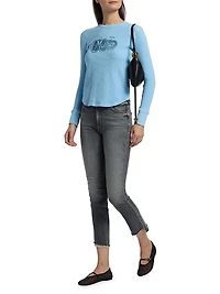 The Insider Crop Step Fray Jeans